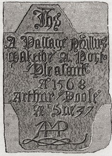 Ancient inscription in the Beauchamp Tower.