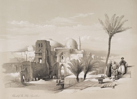 Exterior of the Holy Sepulchre.