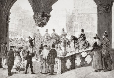 Ceremonial reading of death sentences to be carried out by the hangman in Belgium.