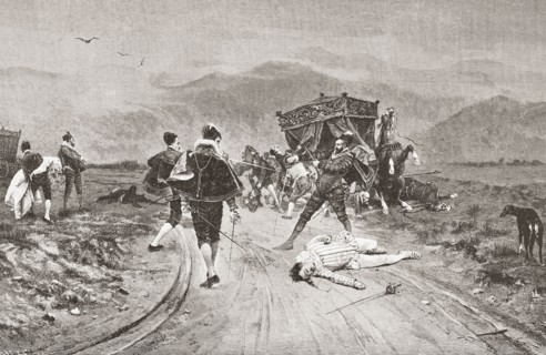 An attack on a coach.