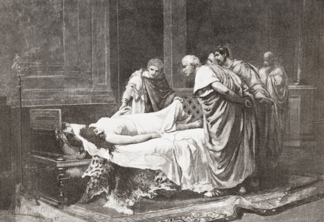 Nero before the body of his mother.