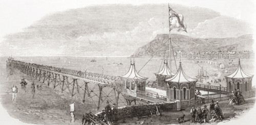 The new Royal Pier at Aberystwith.