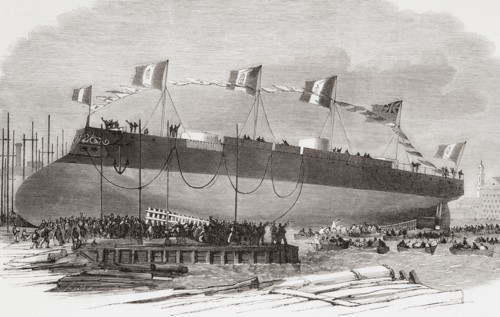 The launch of the Affondatore.