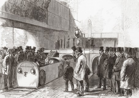 The Pneumatic Despatch Tube.