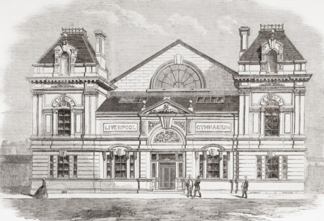The new gymnasium in Myrtle Street.