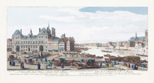 A View of the Town House or Guild Hall of Paris.