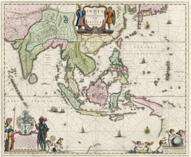 Map of South-East Asia.