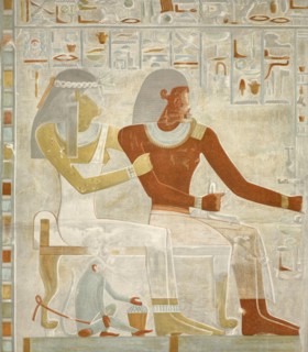 Paheri and his wife Henut-er-neheh.