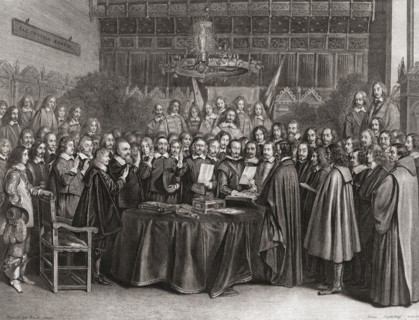 The Ratification of the Treaty of Munster.