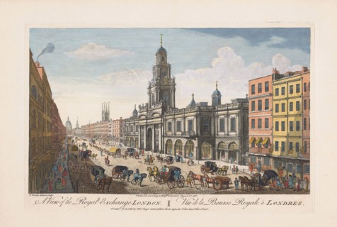 A View of the Royal Exchange London.