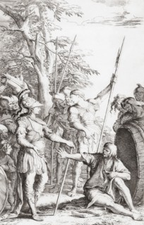 Alexander the Great visits Diogenes.