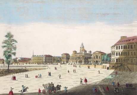View of the Palacio del Buen Retiro in Madrid.
