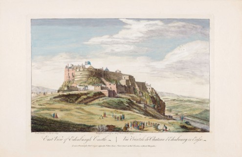 East view of the city of Edinburgh.