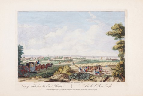 View of Leith from the east road.