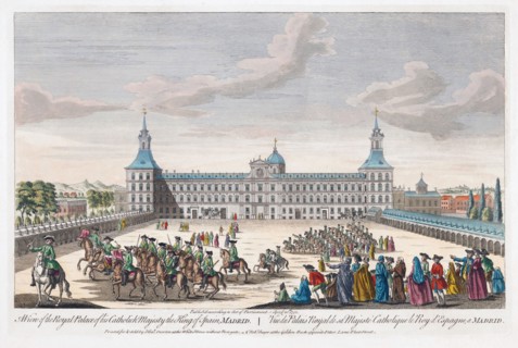 A view of the royal palace of his Catholic Majesty the King of Spain.