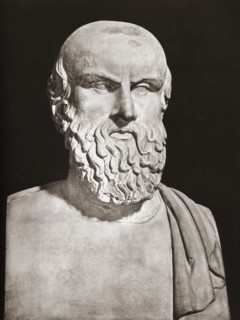 Bust of Aeschylus.