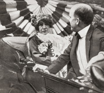 Sarah Bernhardt in Prospect Park.