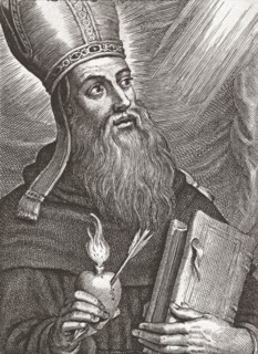 Saint Augustine of Hippo aka Saint Austin.