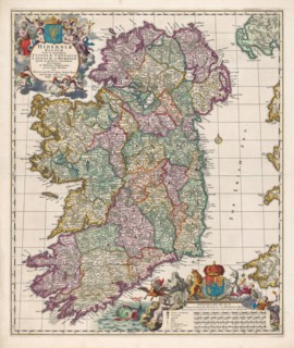 Map of Ireland.