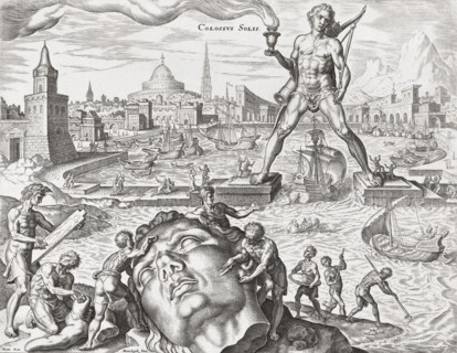 The Colossus of Rhodes.