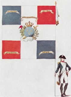 Battalion flag of the Parisien National Guard.