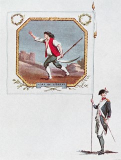 Battalion flag of the Parisien National Guard.