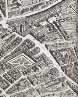 Fragment of the Turgot Map of Paris.