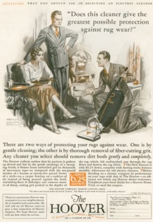 A 1930's advertisement for The Hoover.
