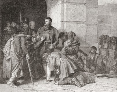 Andreas Hofer just before his execution.