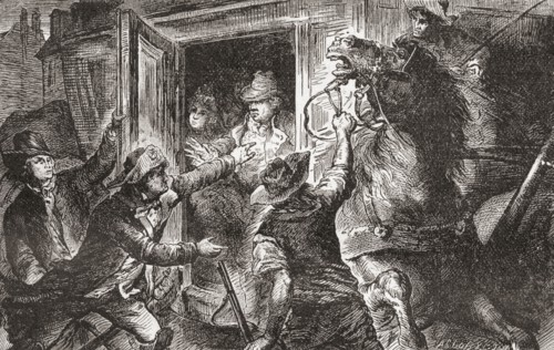 The detention of Louis XVI at Varennes.