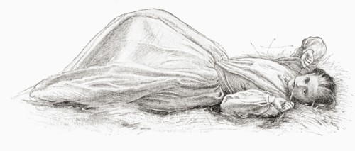 Study for the painting Apple Blossoms also known as Spring.