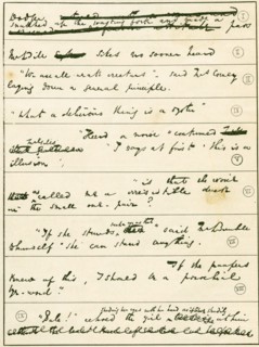 From the manuscript of Oliver Twist by Charles Dickens.