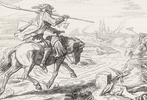 Death on Horseback from Alfred Rethel's La Danse Macabre.