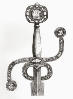 English sword.