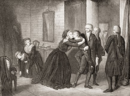 The Dauphin of France is separated from his mother Marie Antoinette.