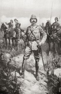 Lord Kitchener on the Veldt.
