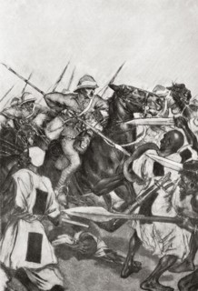 The Charge of the 21st Lancers at Omdurman.