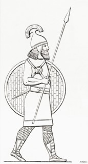 An Assyrian spearman.