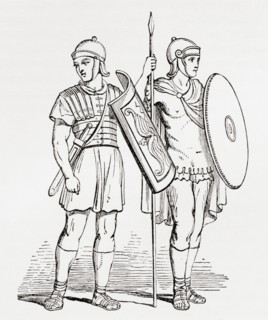 Roman infantry soldiers.
