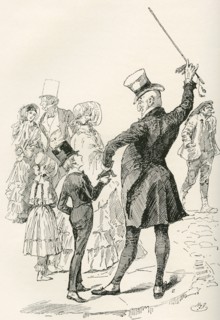 Mr. Micawber Takes David Home.