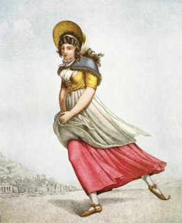 German fashion around 1810.