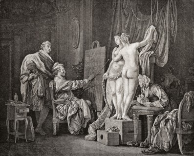 The painter and his two models.