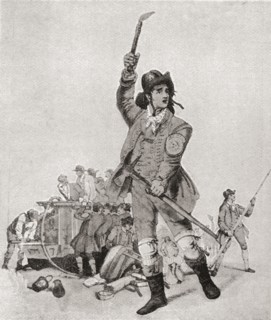 A London fireman in the 1790's.