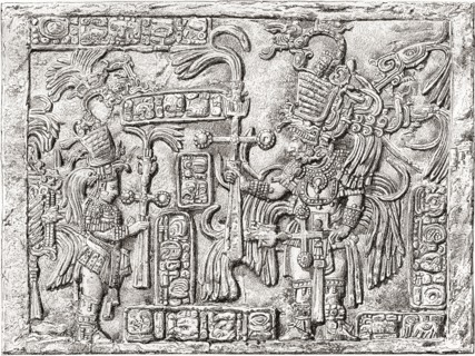 Decorative Lintel from the ancient Mayan city of Yaxchilan.