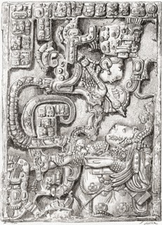 Lintel 25 of Yaxchilan Structure 23.