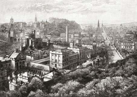 View of Edinburgh.