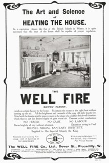 Early 20th Century Advertisement For The Well Fire.