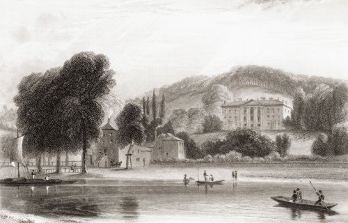 19th century view of Beaumont Lodge.