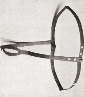 15th century iron chastity belt.