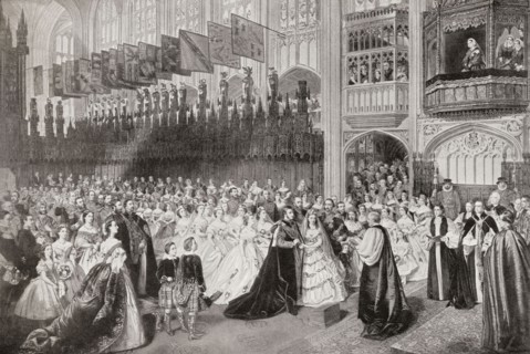 The Royal Wedding between Albert Edward.